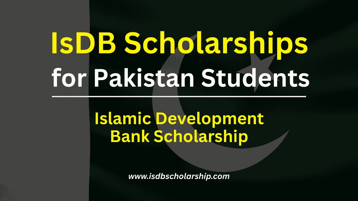 IsDB Scholarship for Pakistan Students